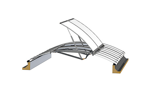 Smoke Lift Continuous Rooflight B