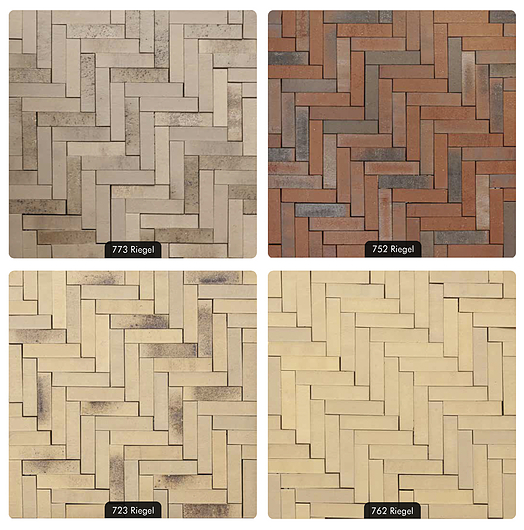 Slim profile pavers