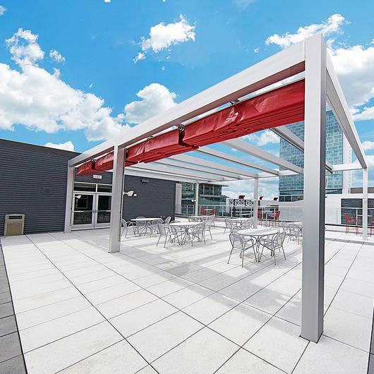 Gallery Of Retractable Canopies At The Incarnate Word Academy 4 gallery-of-retractable-canopies-at-the-incarnate-word-academy-4