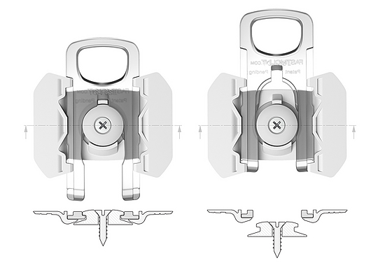 Sistema de fixação em estofados - Linha Textile | Fastmount