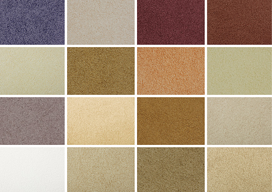 Cores | Textura acrílicas para revestimento de paredes Sabbiato | Terracor