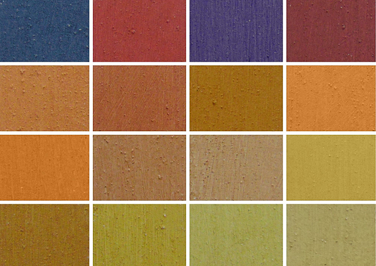 CORES | Revestimento de parede em textura acrílica TERRACAL | Terracor