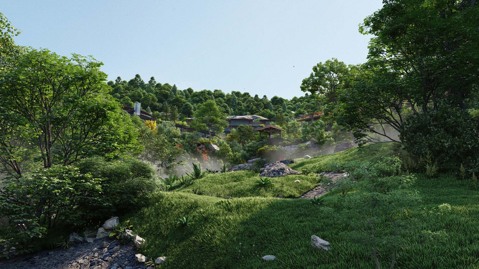 Architectural Landscape Rendering