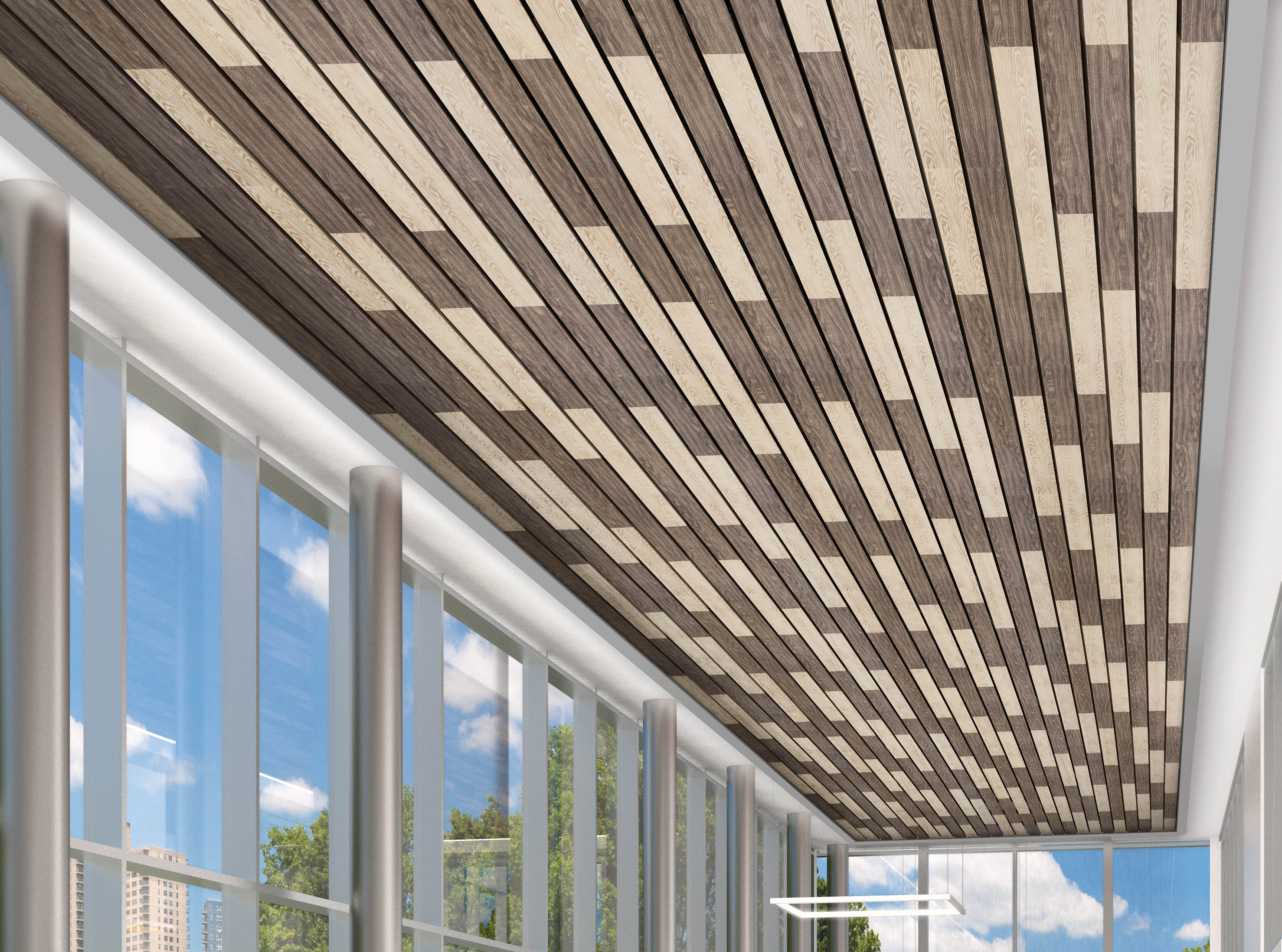 MetalWorks™ Linear Sistema de Plafón de Armstrong Ceilings and Walls