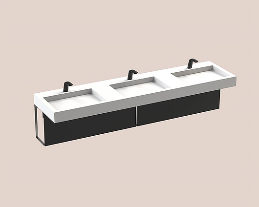 The Splash Lab | Monolith B | 96 1 fitting - square