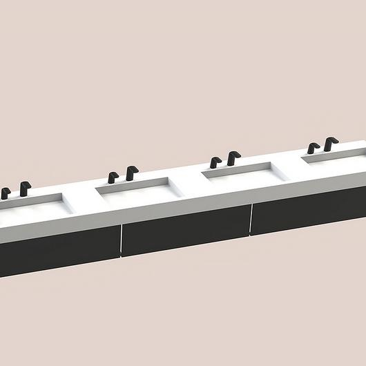 Divided Sink - Monolith B Series from The Splash Lab