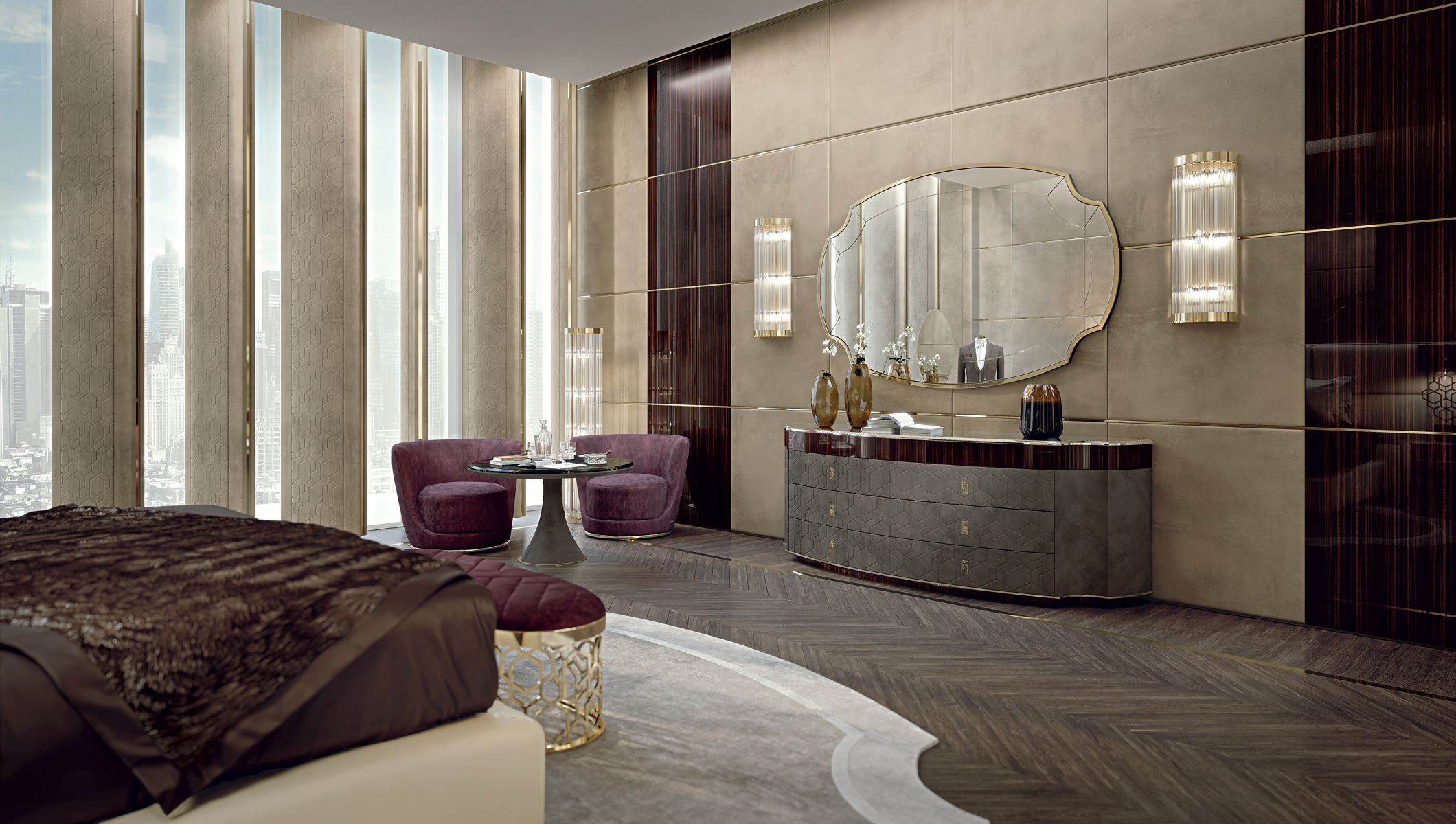 Interior Furnishing in New York Penthouse de Longhi