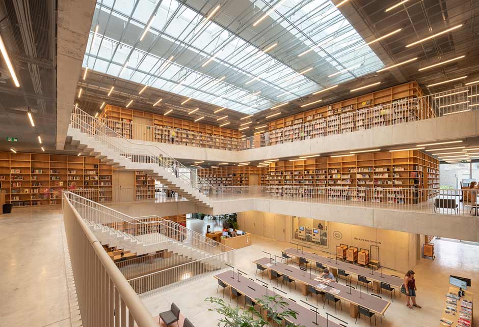 Gallery of Modular Skylights in Utopia Library - 6