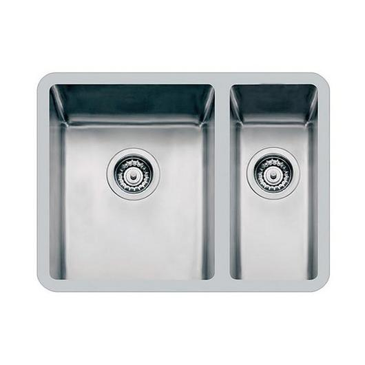 fregadero de dos tinas