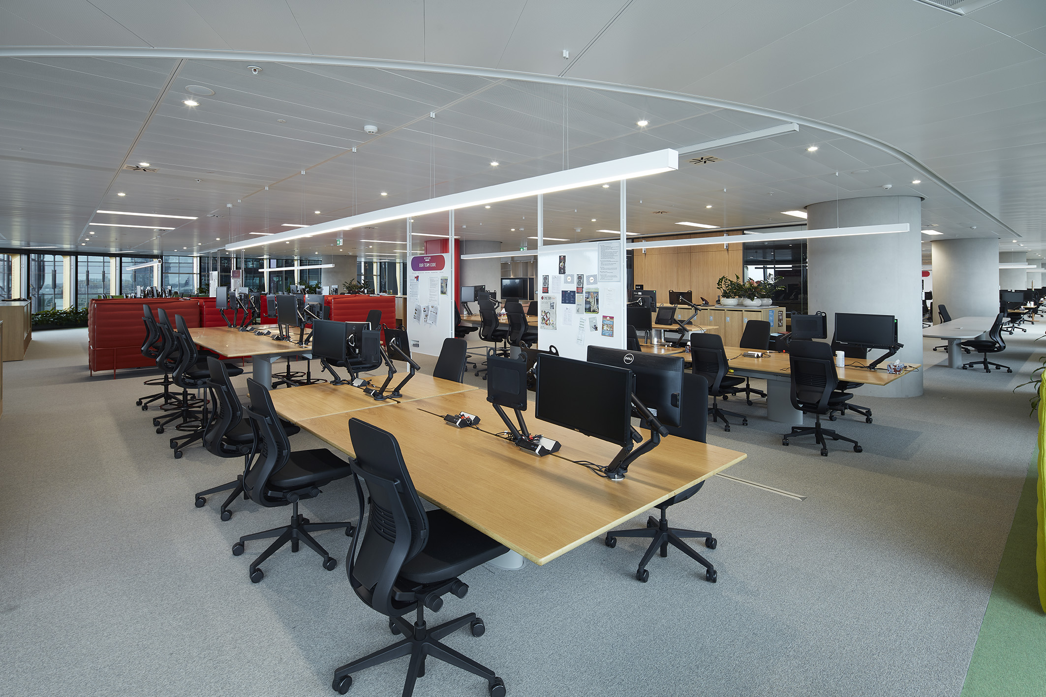 Gallery of Interior Workstation Furniture in Lend Lease Sydney Office 11