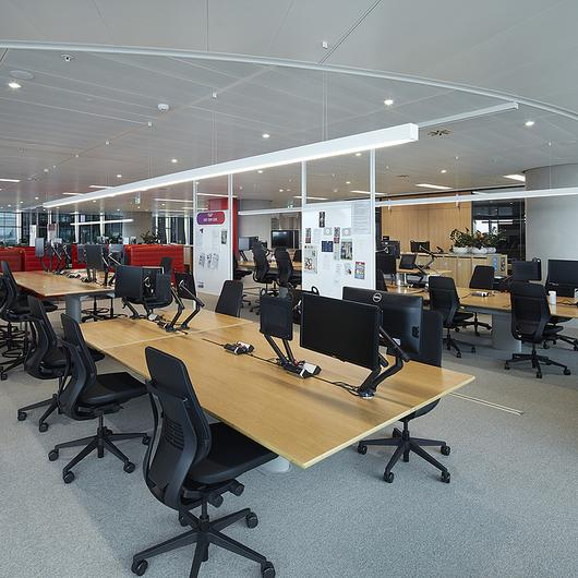 Gallery of Interior Workstation Furniture in Lend Lease Sydney Office 11