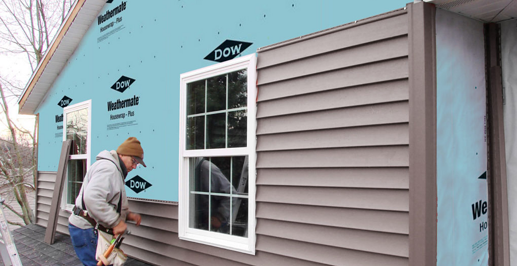 Membrana hidrófuga alto desempeño DuPont™ Weathermate™ Plus Housewrap