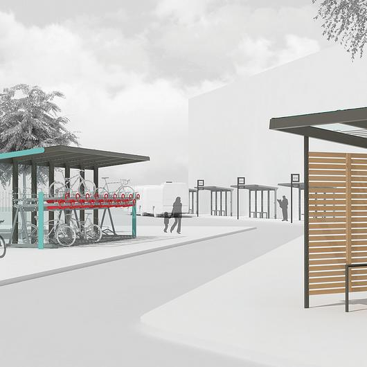 Bicycle Shelter - Aureo Velo from mmcité