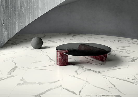 Fiandre Architectural Surfaces | MLab Calacatta Bellissimo 60x60 - Sala