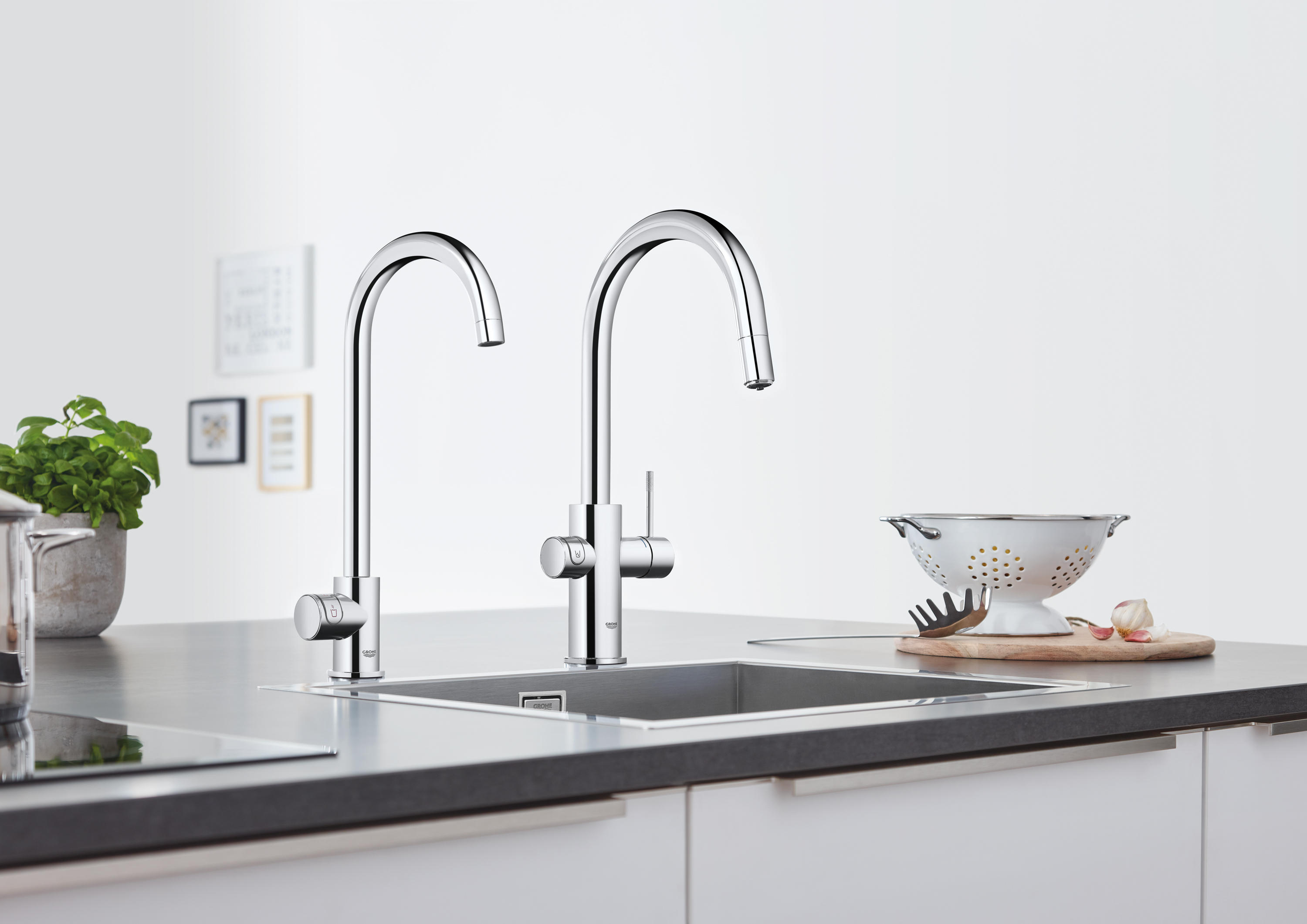 Grohe Rice Tap and Boiler - Red Mono from Grohe