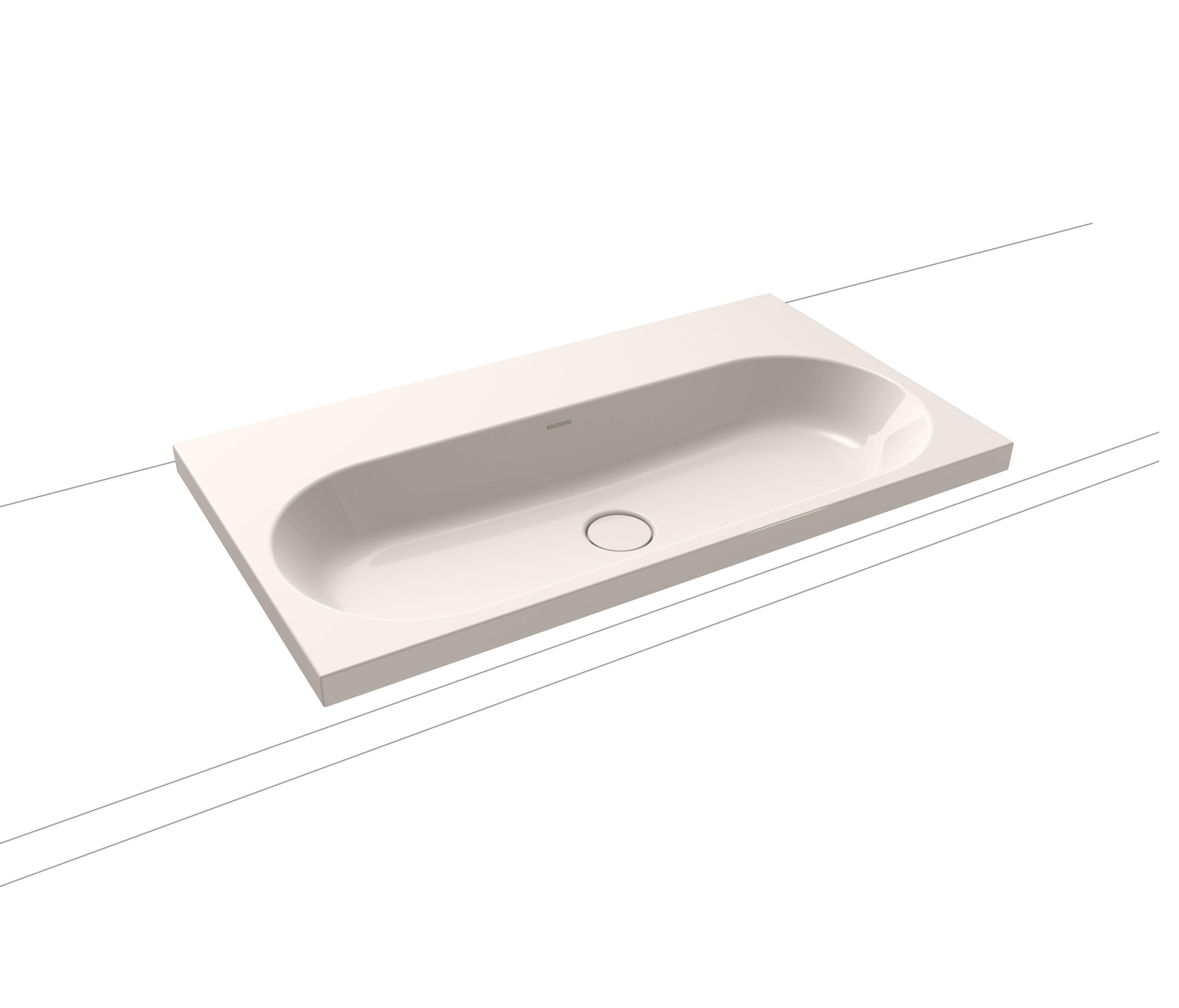 Gallery of Inset Countertop Washbasin - Centro - 5