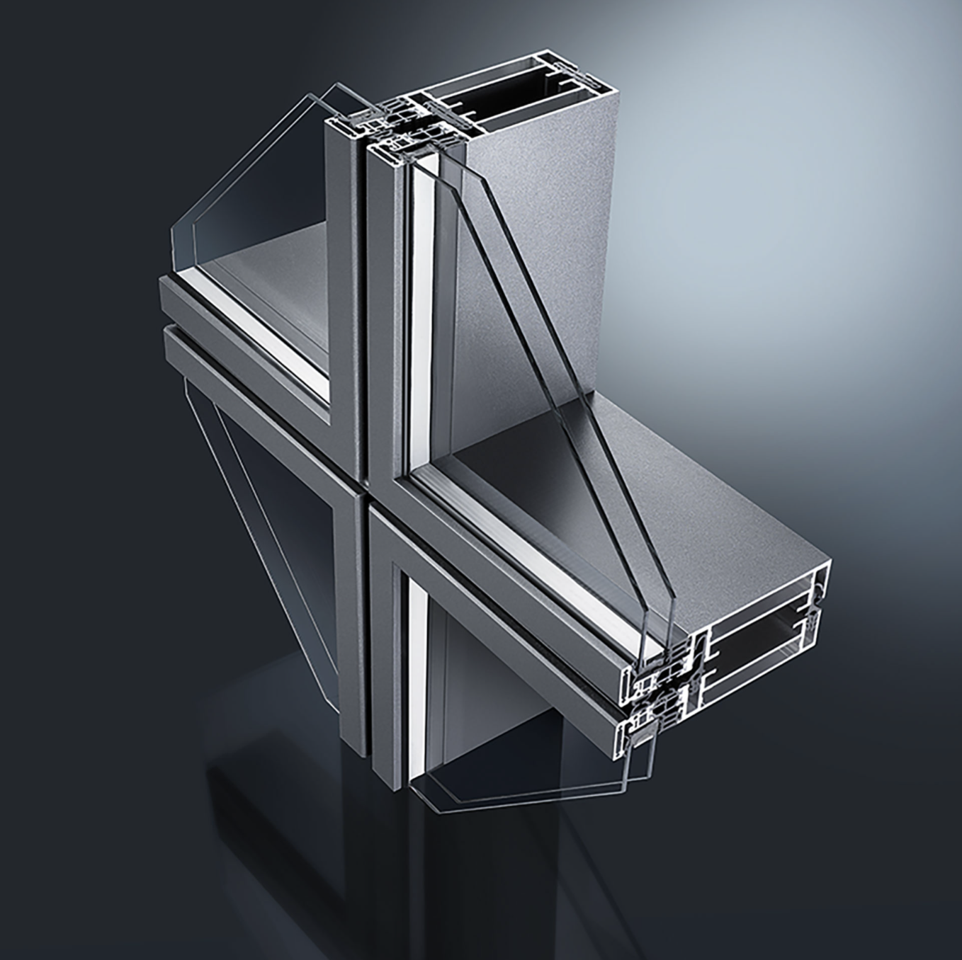 Unitised Curtain Wall System - EF68/EF68+ from Gutmann