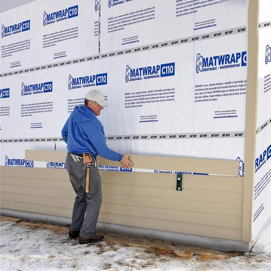 Galeria de Membrana hidrófuga DuPont™ Weathermate™ Plus Housewrap 1