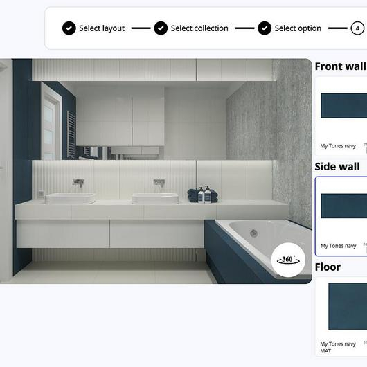 How to Choose Tiles With Bathroom Visualizer from Tubadzin