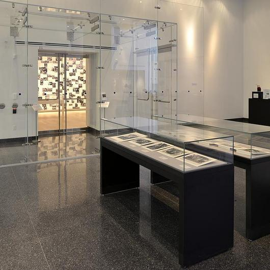 Gallery of Display Case Table With Panel Legs ZT102 2