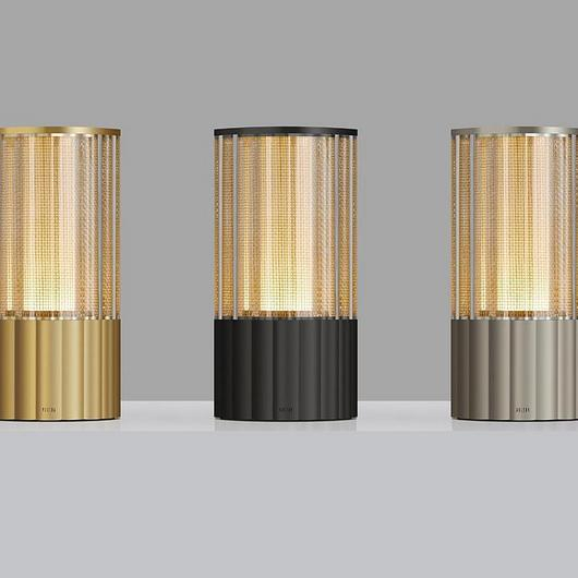 Gallery of Cordless Lighting Totem Reeded Lamp 11