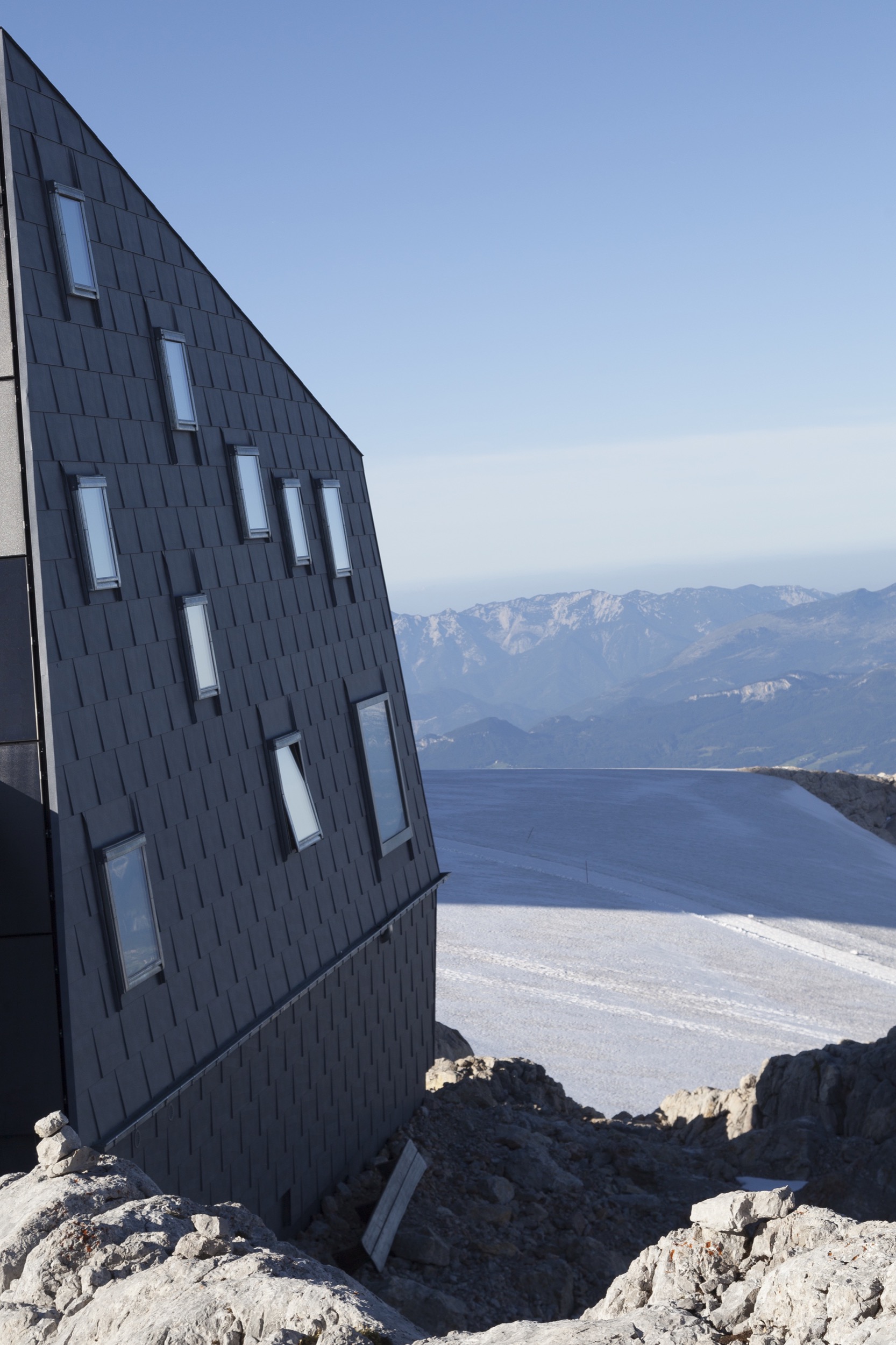 Velux Group Roof Window in Mountain Hut on Austrian Glacier from VELUX Group