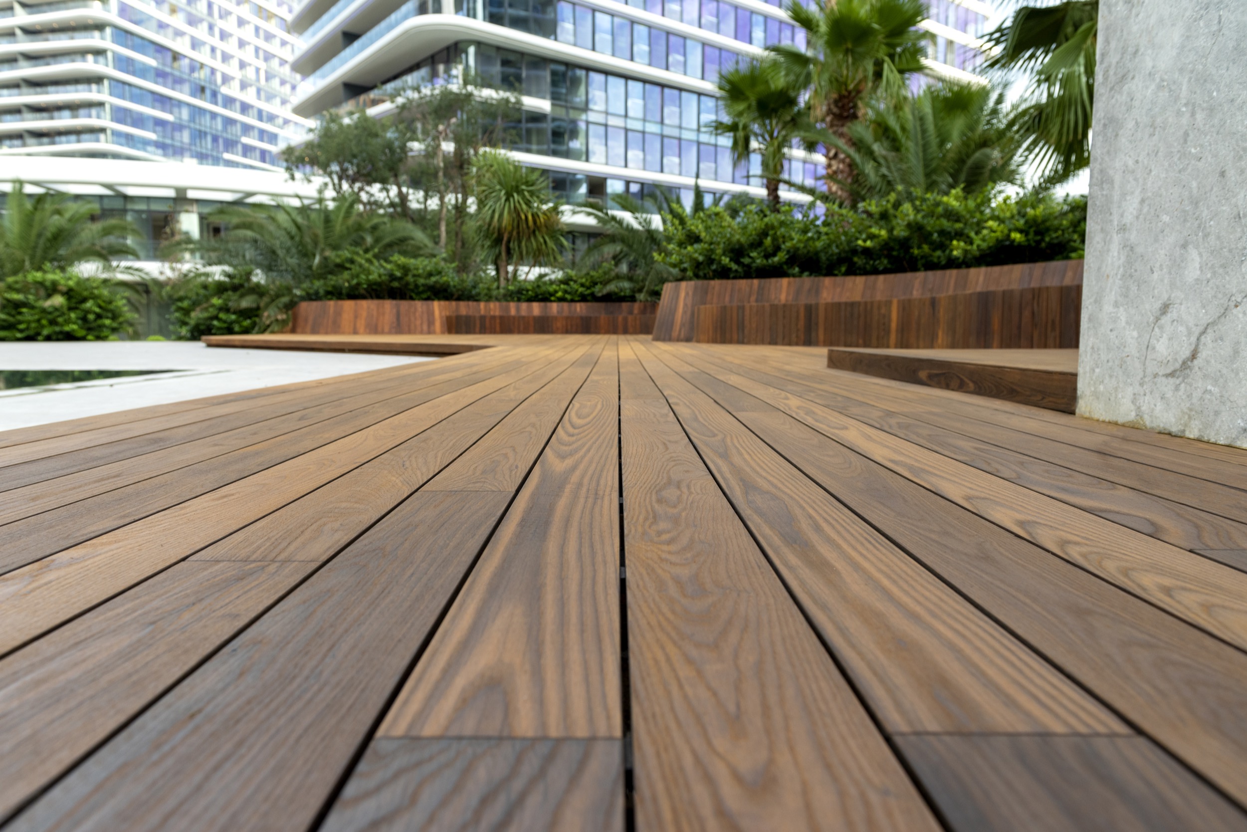 Gallery of ThermoWood Decking Ash 3