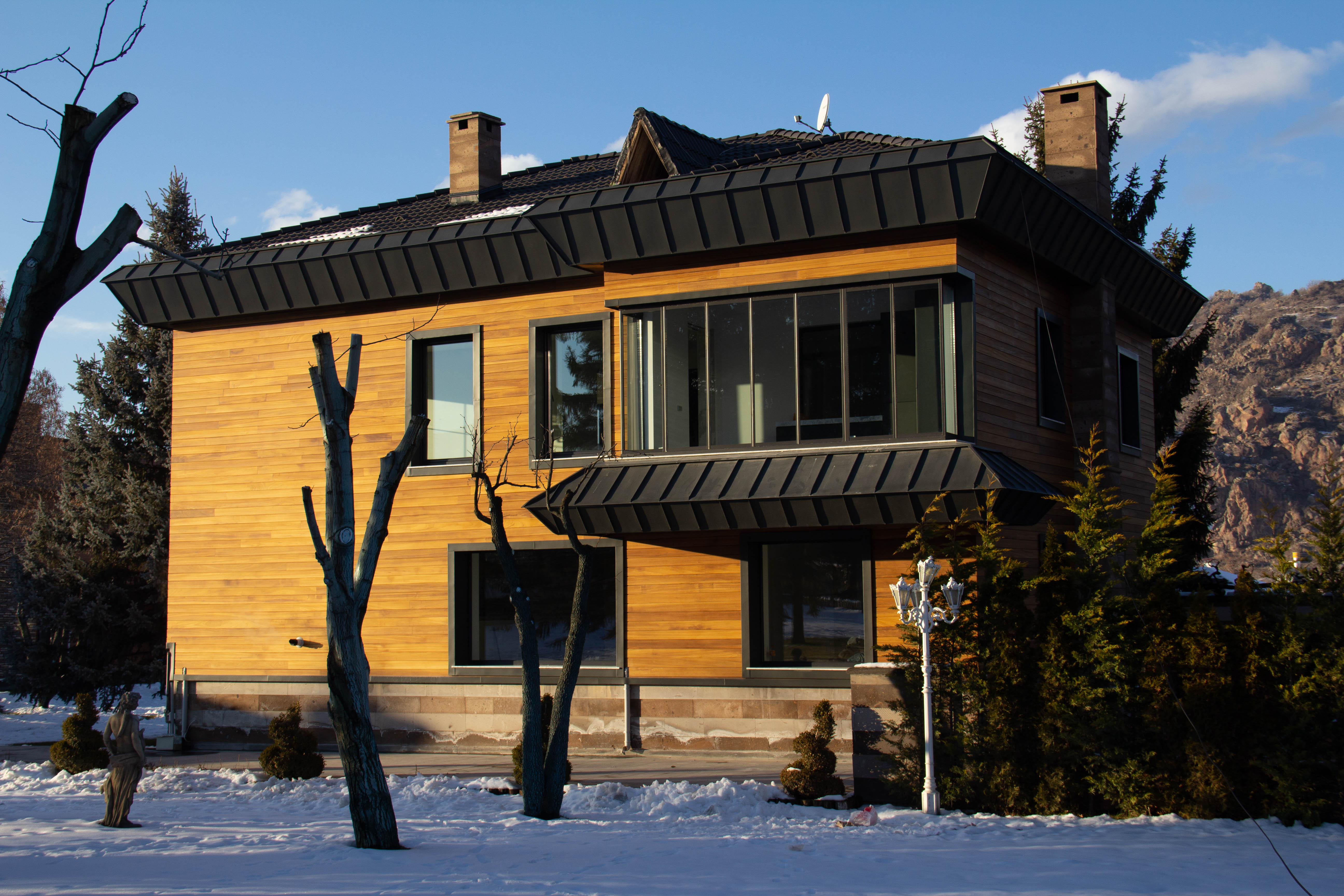 Rumous Cladding Gallery of ThermoWood Cladding - Ayous - 1