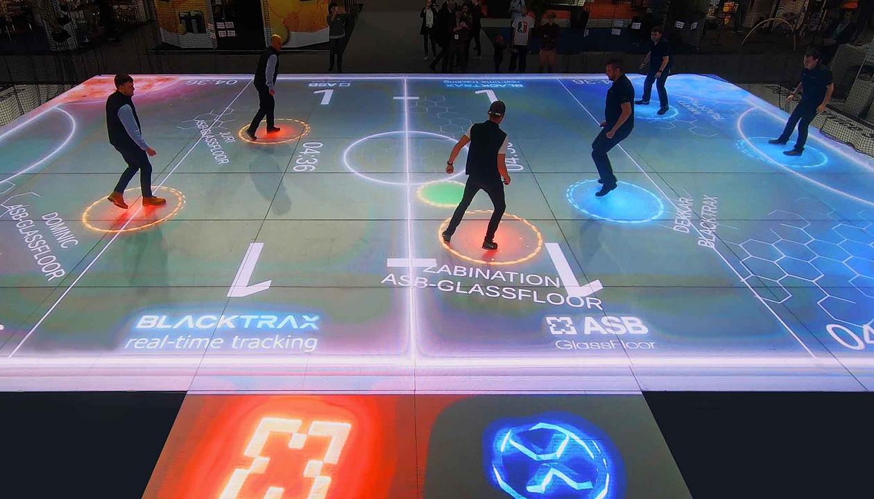 Glass Video Floor LumiFlex from ASB