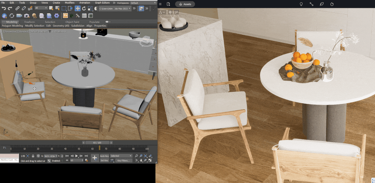 Advancing Time Rendering Real-time Rendering - 3ds Max Converter from D5 Render