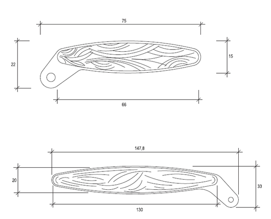 Cortasoles Woodbrise - Dimensiones