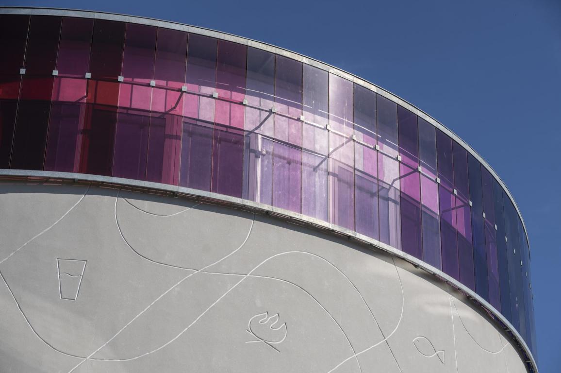 Color PVB Interlayers in a Church from Vanceva