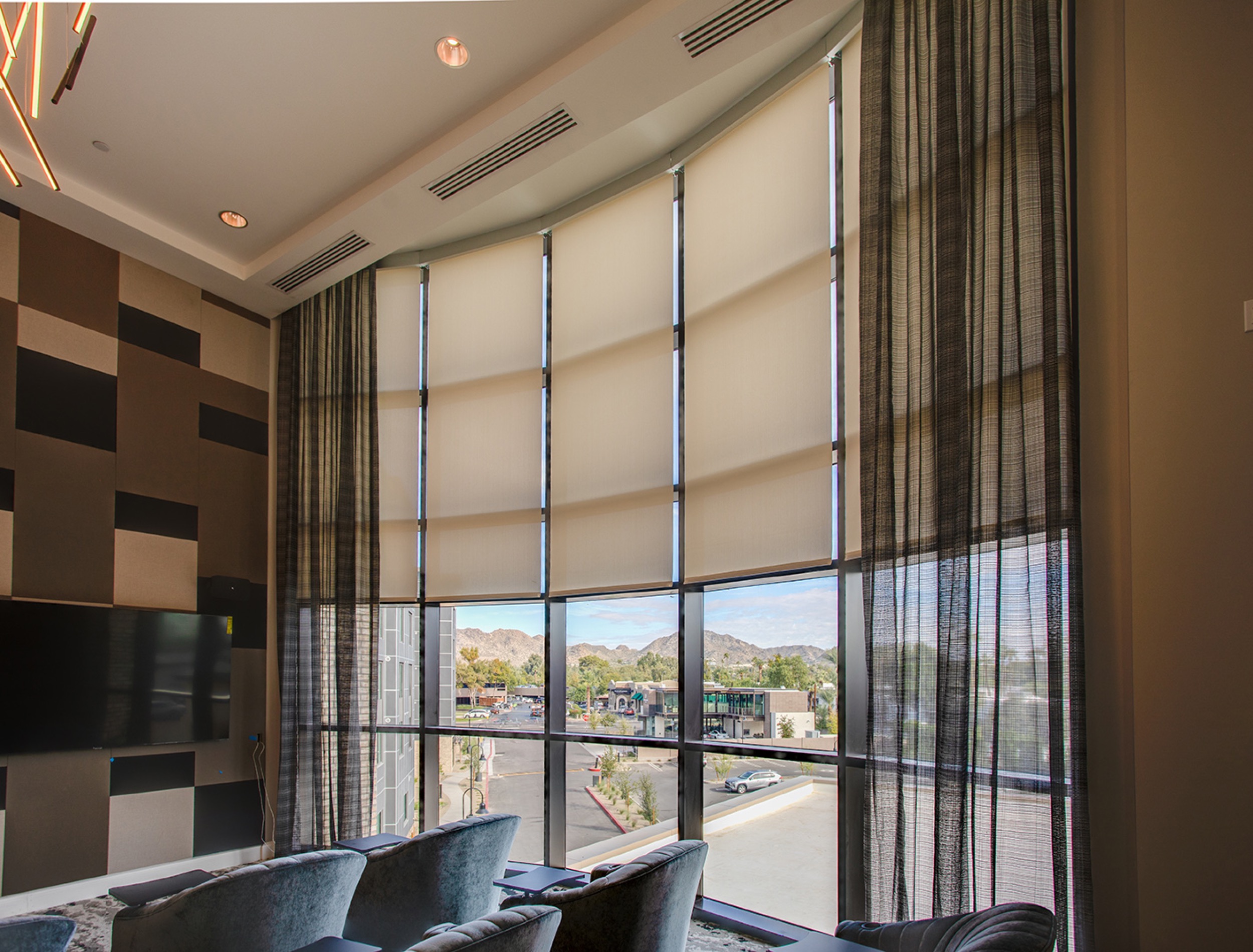 Gallery of Motorized Window Shades - FlexStyle™ - 1