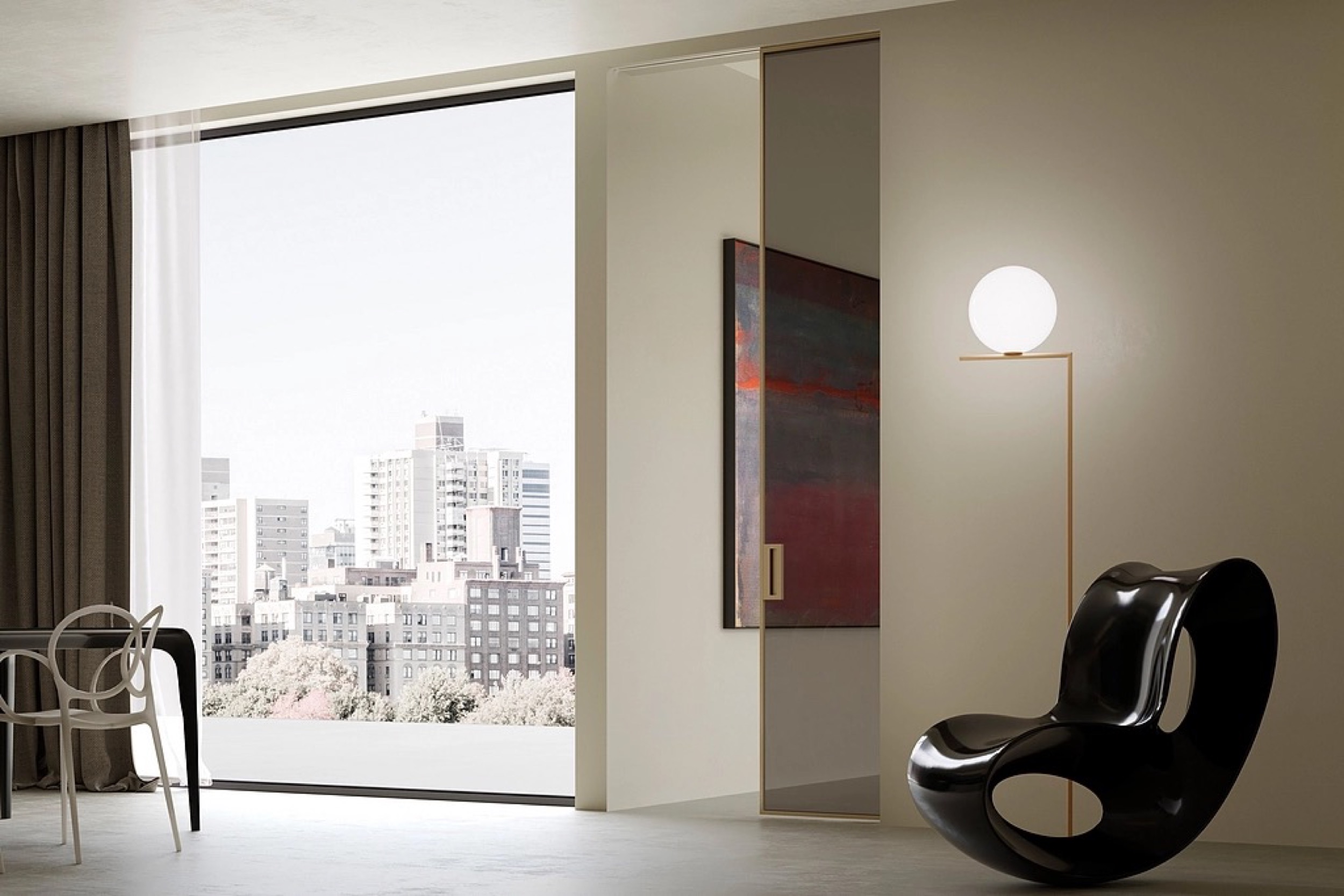 Linea Glass Panel Gallery of Glass Doors - Linea - 16