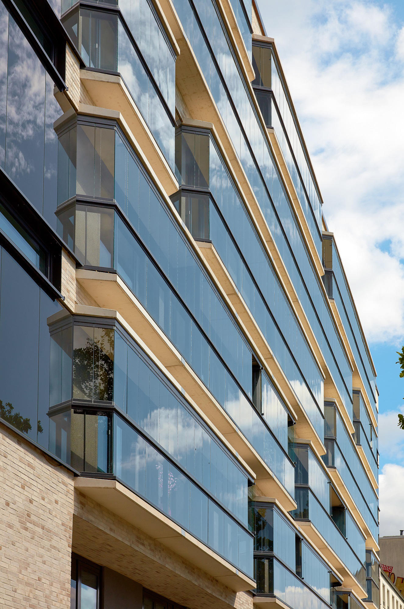 Window Parapet External Gallery of Balcony glazing - Glass parapets - 2