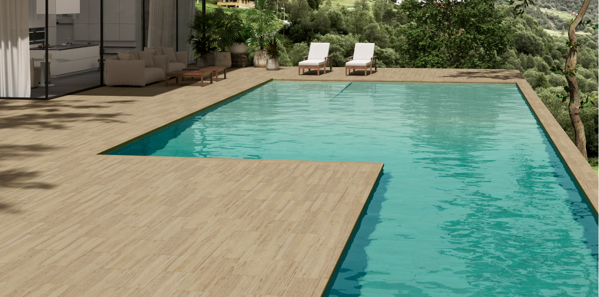 Gallery of Residential and Pool Flooring Natural Stones 15
