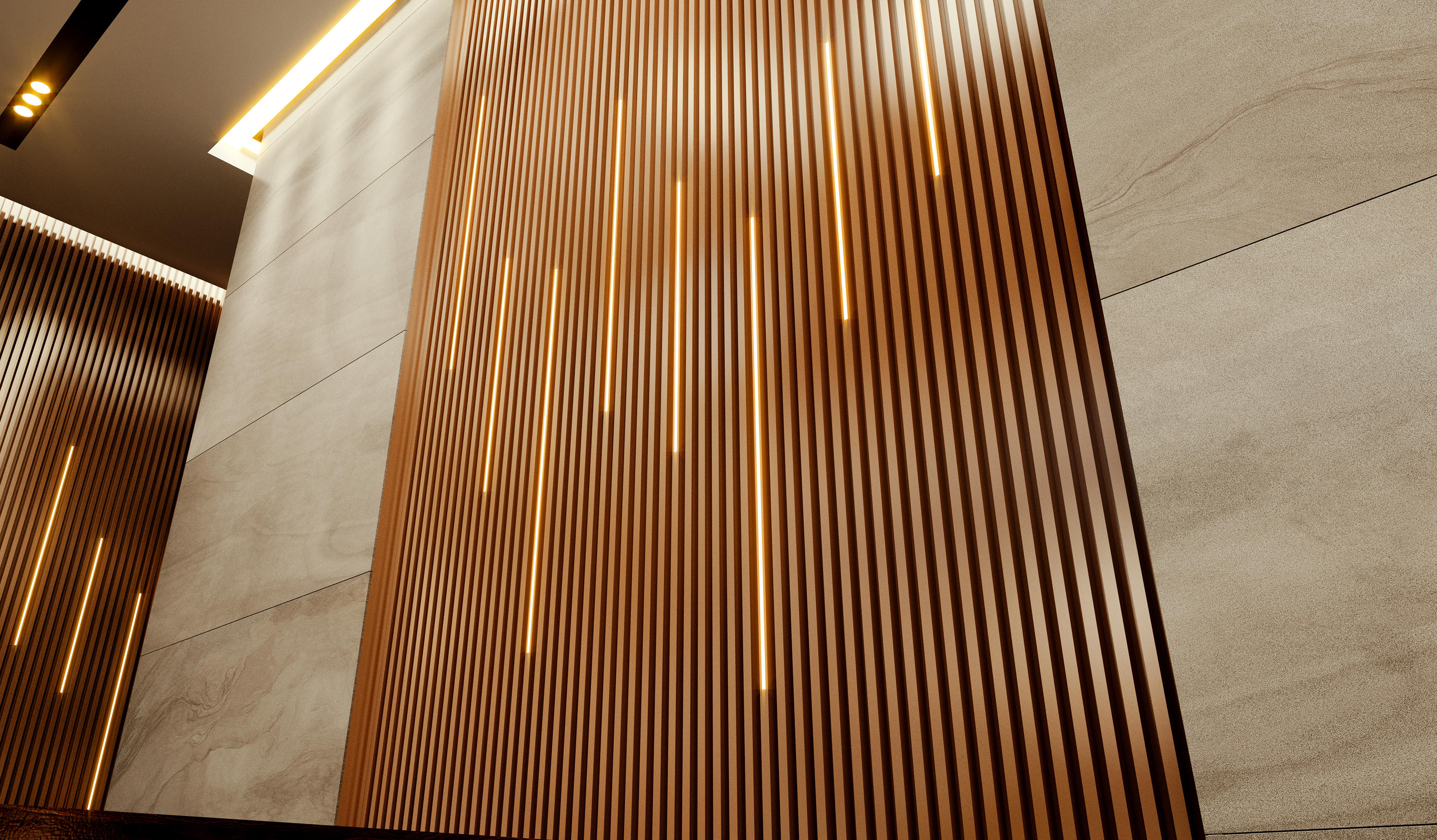 Bitmap Image Cladding Gallery of Exterior & Interior Finish - Barcode Cladding - 11