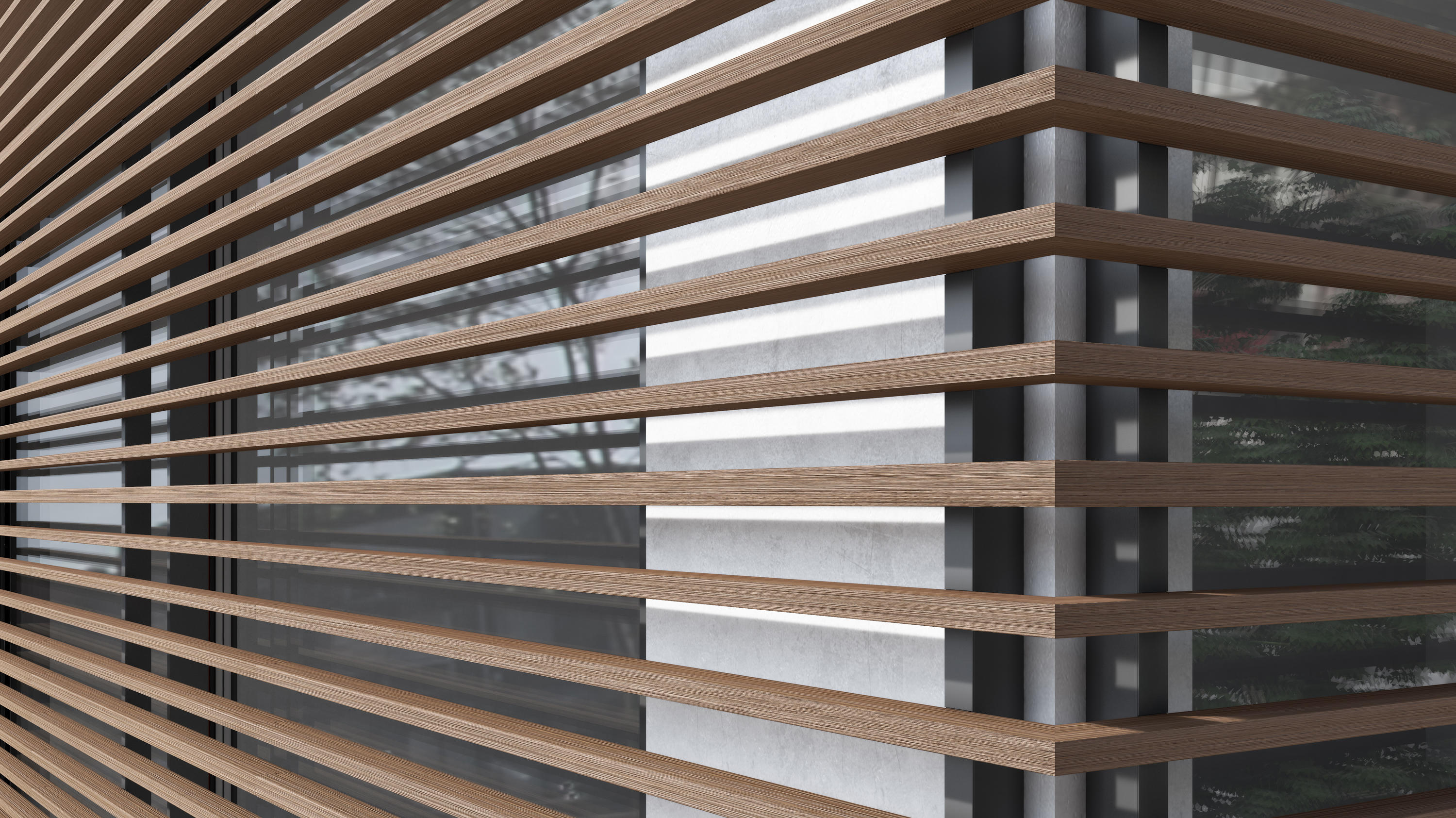 Panelized Shading Gallery of Shading System - Woodalux - 3