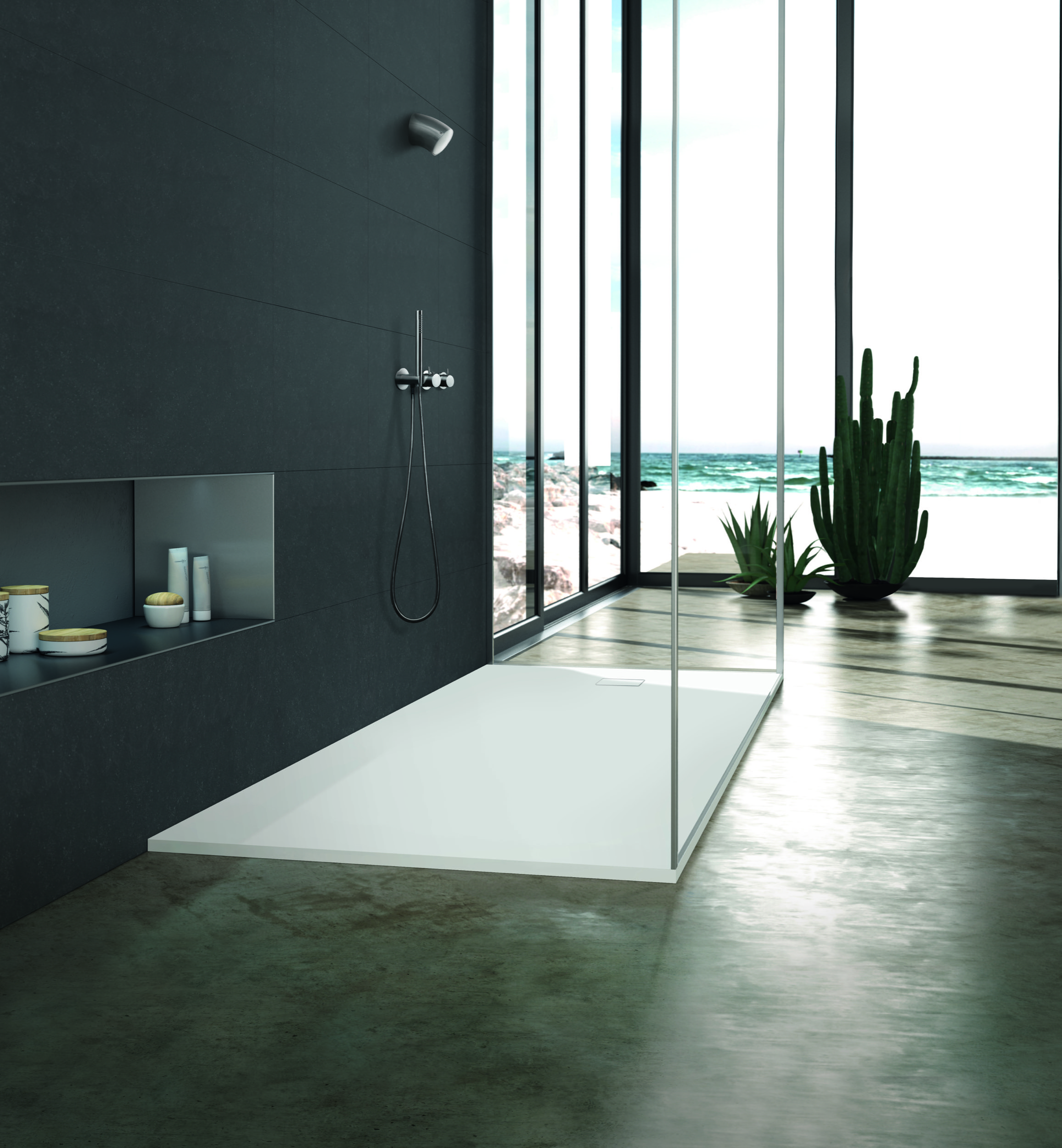 Gallery of Shower Bases Blu Stone 5
