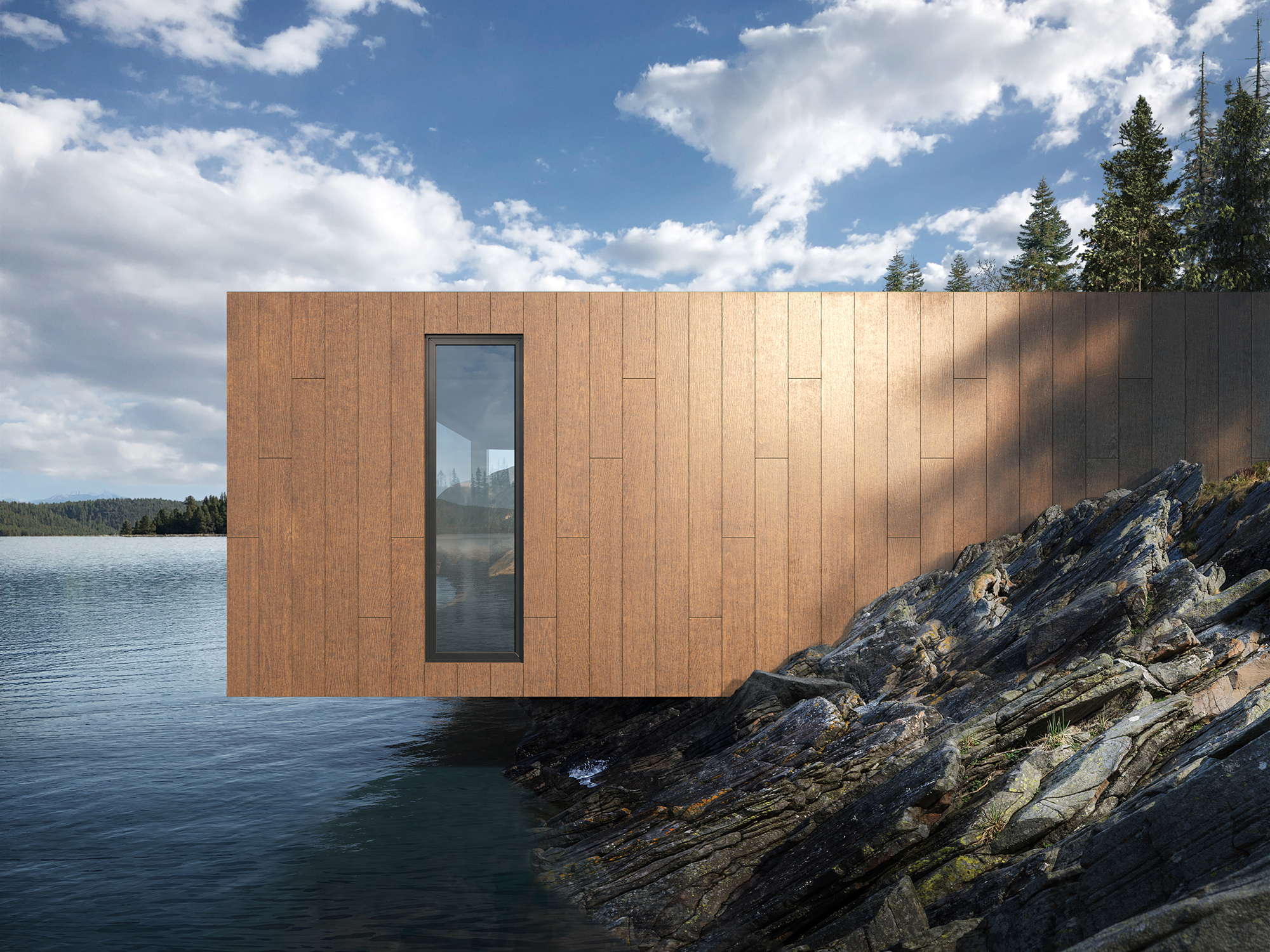 Gallery of Wood Cladding - NATURCLAD-B - 4