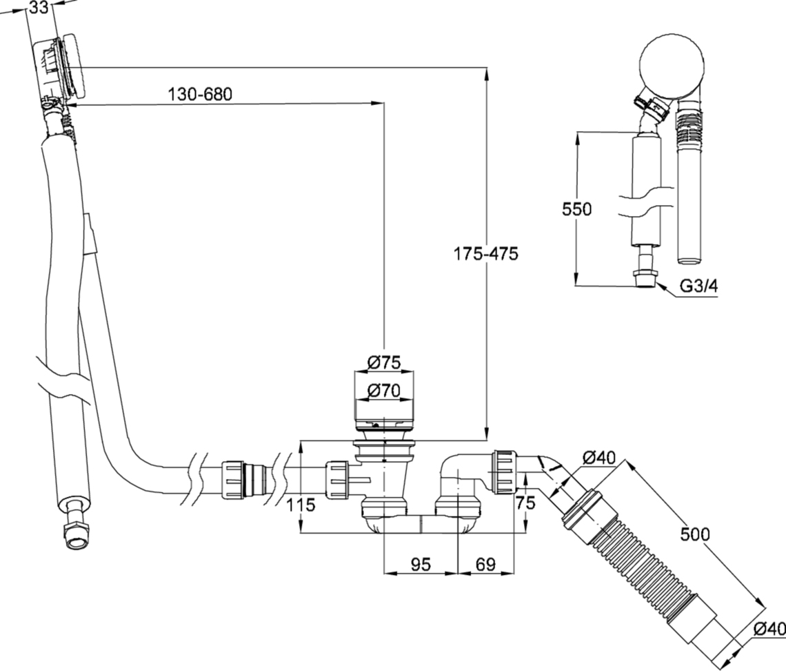 Gallery of Waste and Overflow Fittings - BetteMono - 12