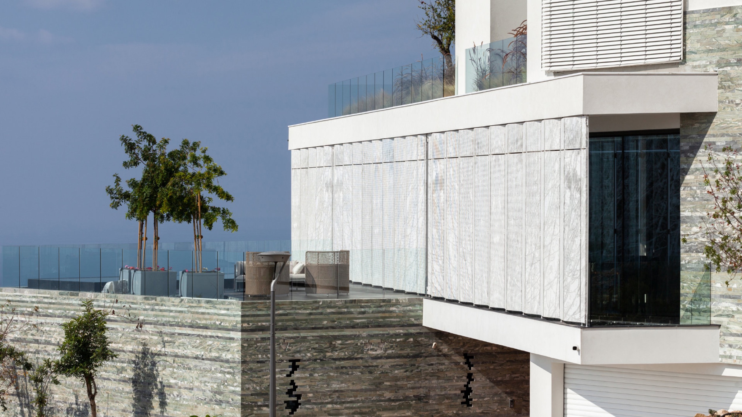 Moveable Shading Systems Gallery of Folding Shading System in a Residential Building - 1