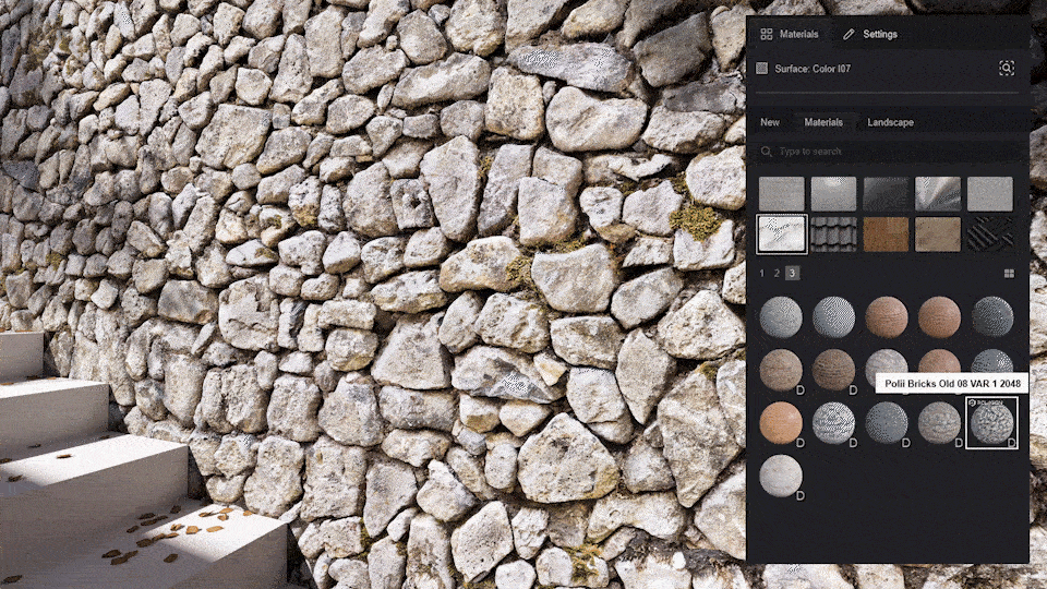 Screen Rendering Material 3D Rendering Software for Architectural Designs from Lumion