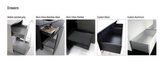 6 Drawer Options Available