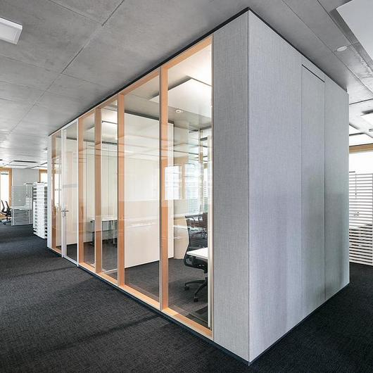 Wall Partition System in W&W Campus from feco