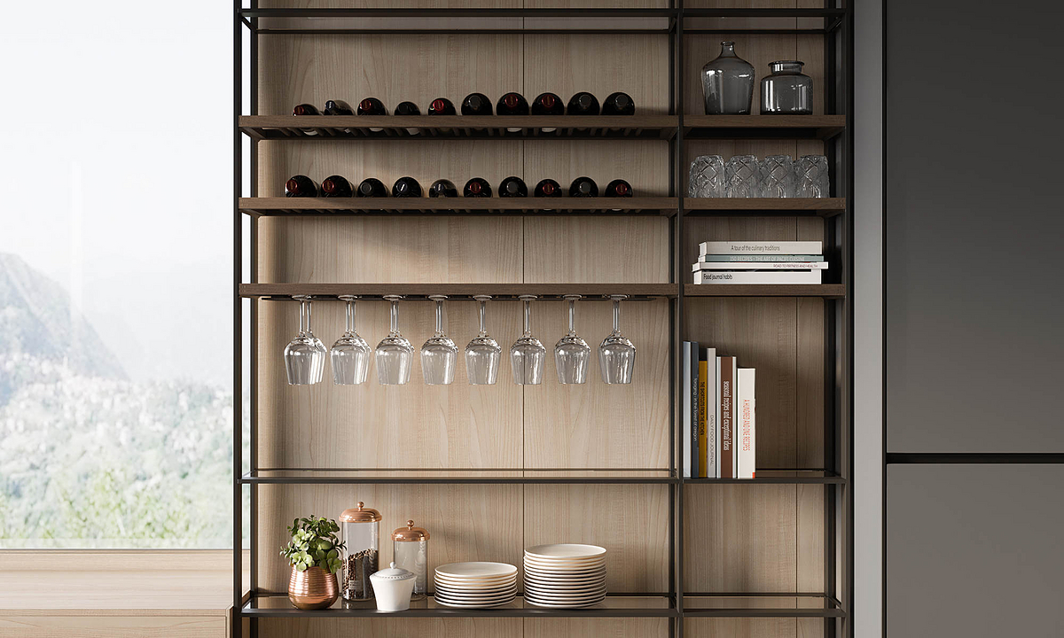 Kitchen Storage - Floor To Ceiling System from Valcucine
