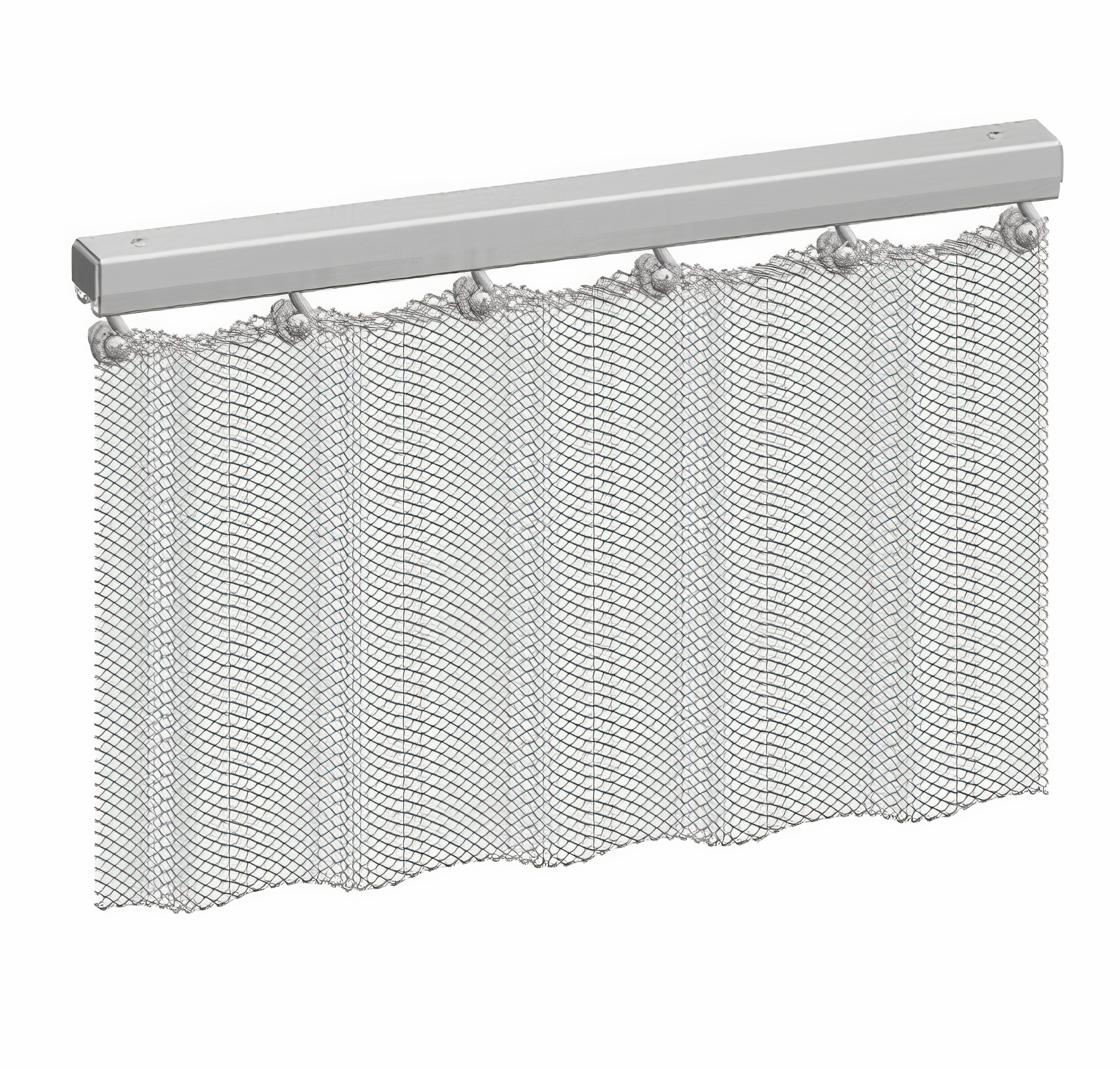 Gallery of Wire Mesh Interior Curtain Solution - Fabricoil® - 12