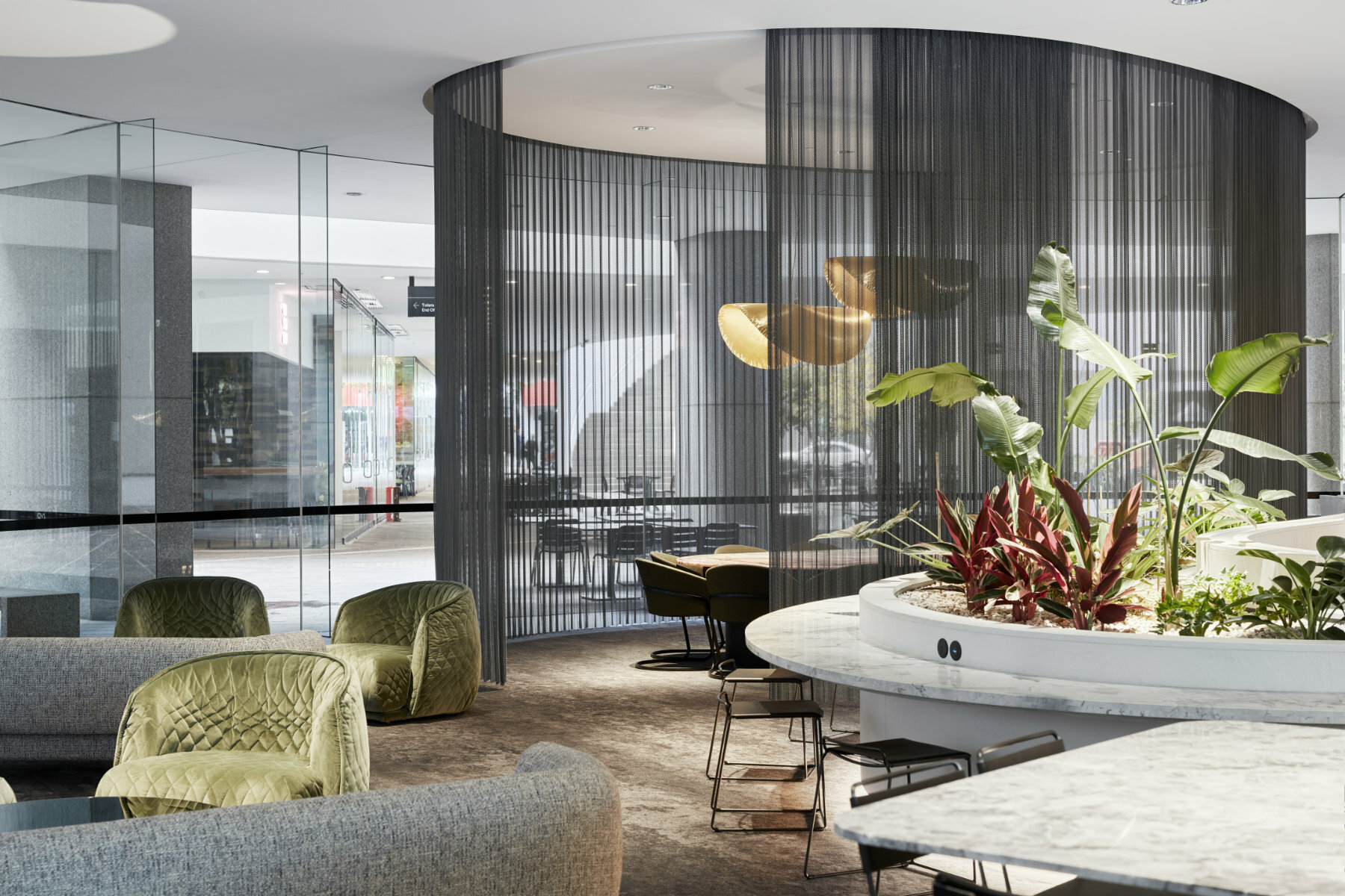 Gallery of Interior Curtain Systems in Lobby Renovation - 1