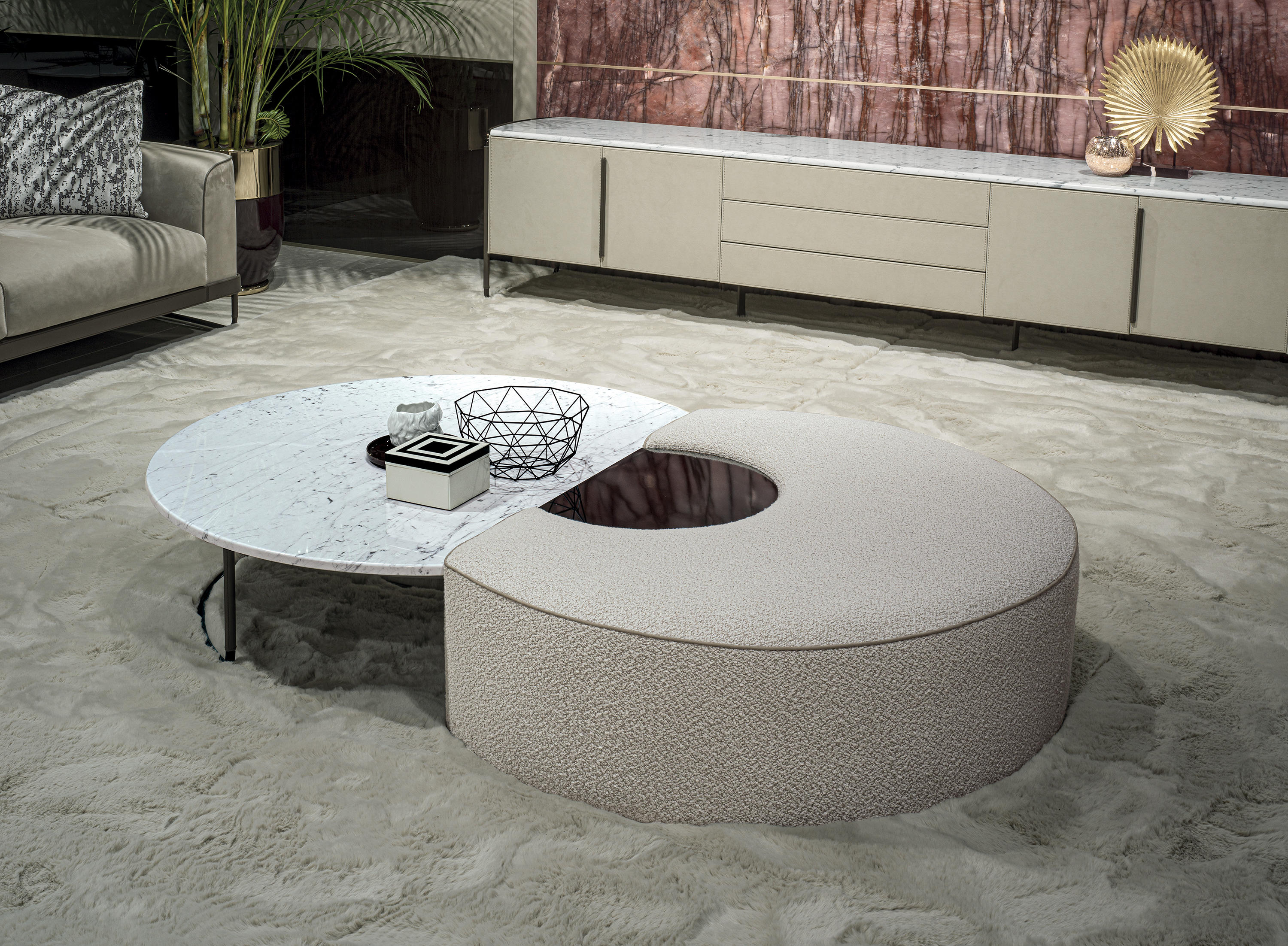 【DOORS】BOTHY　Low Table 900 Coffee Table - Toby | Longhi