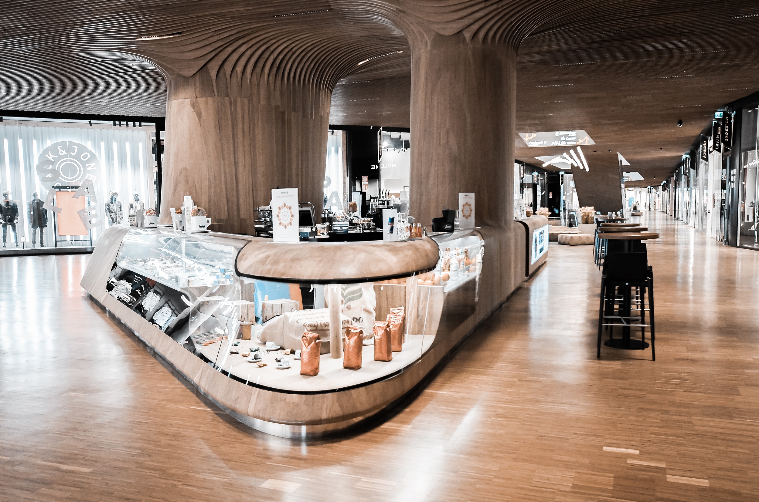 Gallery of Indoor Bamboo Solutions in Shopping Center - 12